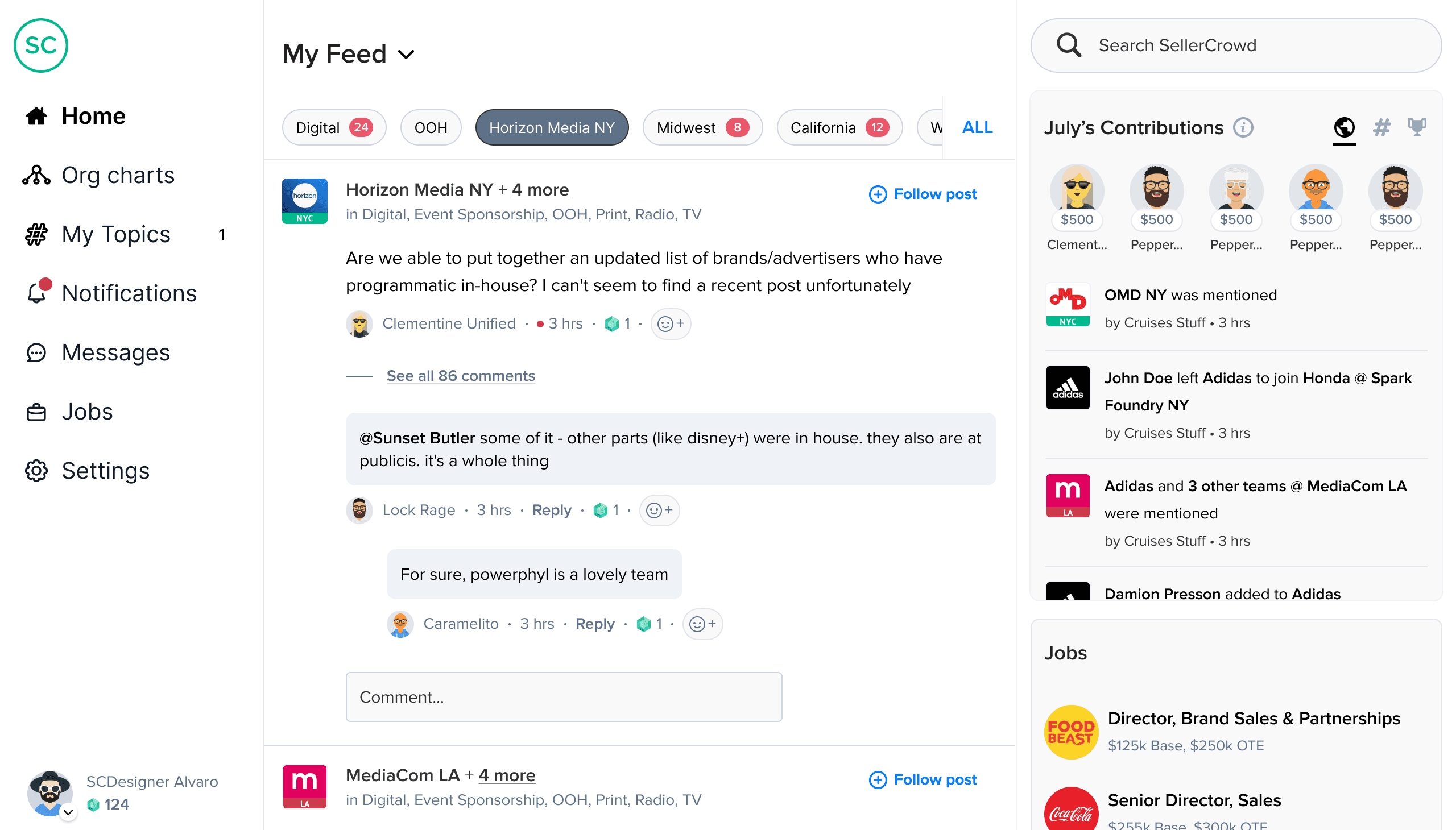 SellerCrowd product in January 2022